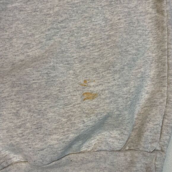 VINTAGE Detroit Graphic Sweatshirt Men Small Gray 90s - Picture 8 of 10